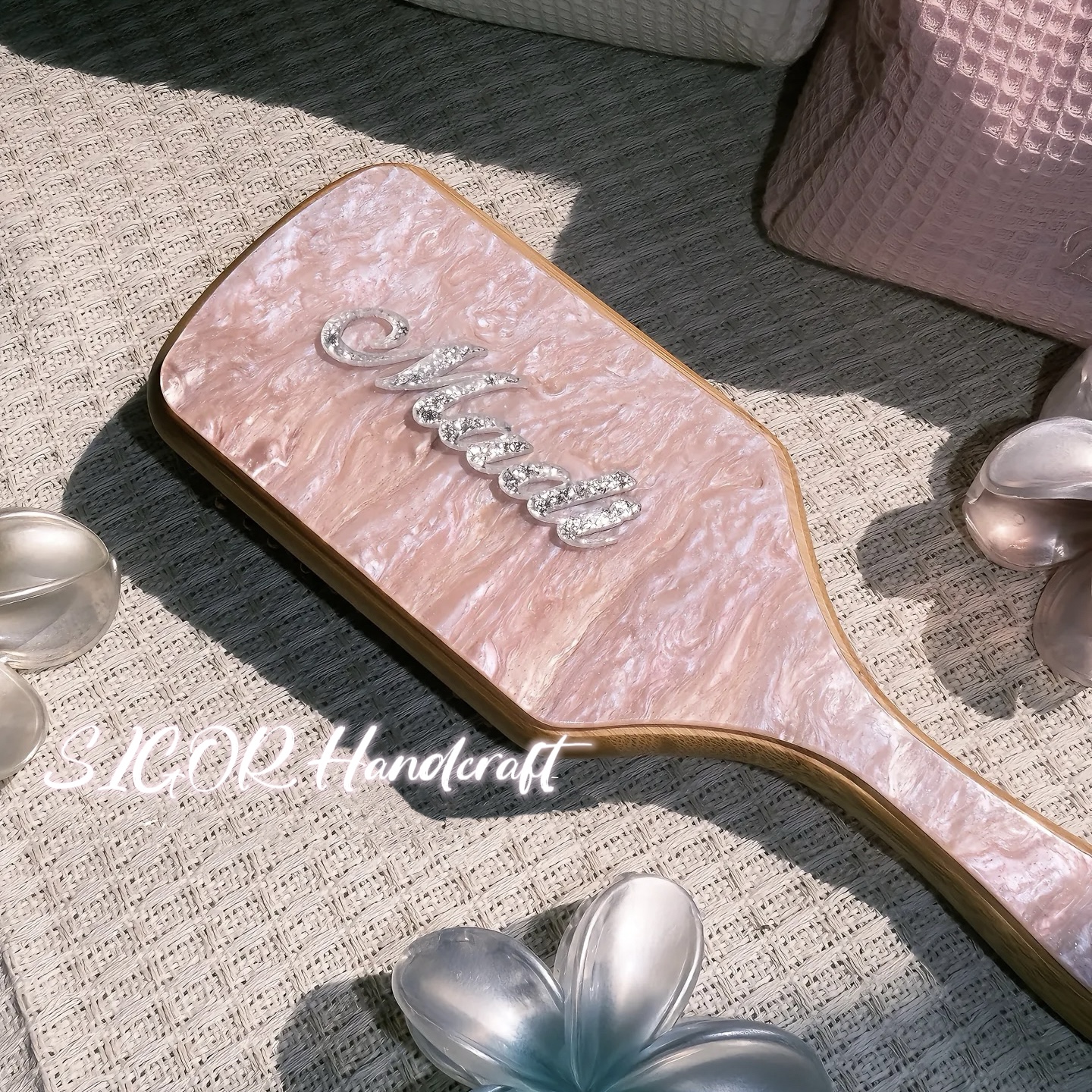 Aurora Glow Name Customization Detangling Brush Comb