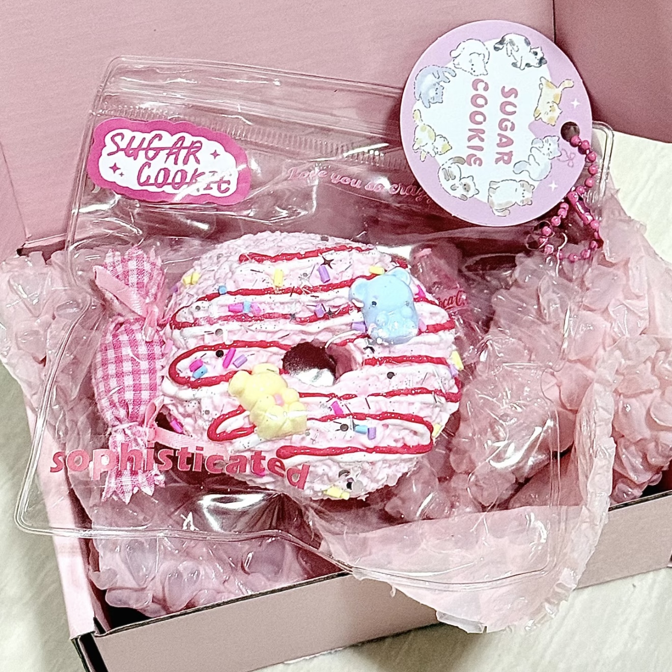 Pink Cream Strawberry Dessert Series — Slow Rising Squeezies Squishy Toys