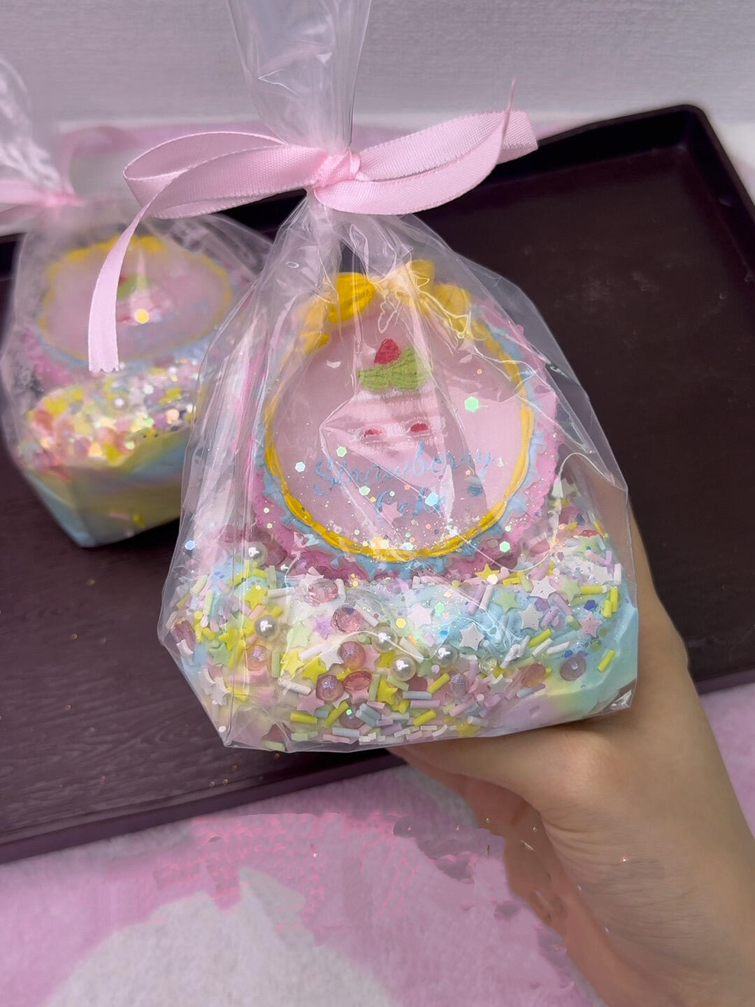 Crispy Stress Ball Fidget Squishy Toy --- Birthday Cake Series