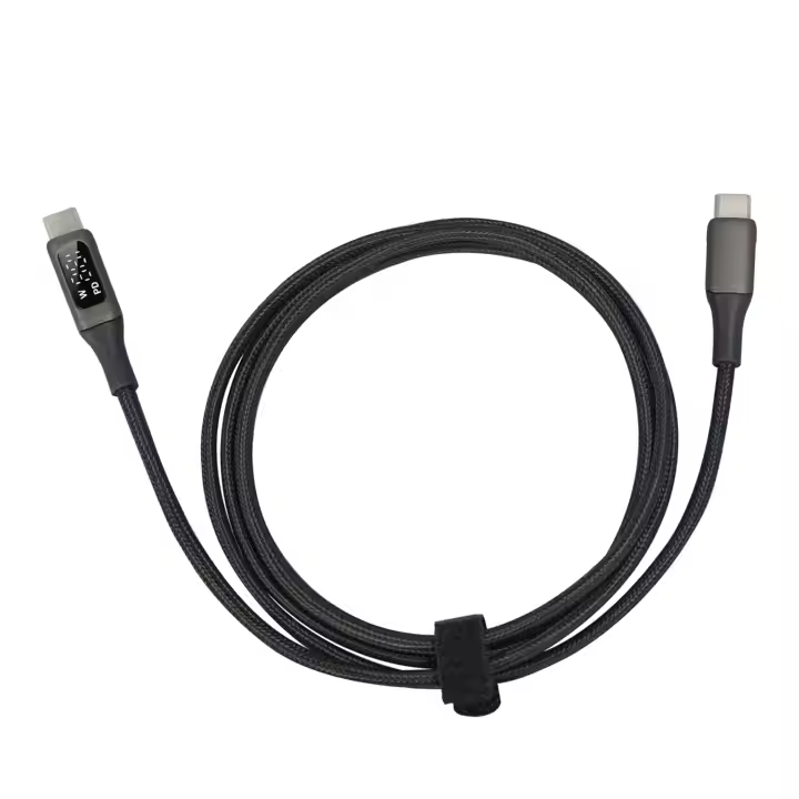 SIGOR Type C to Type C LED Display Charger Cable 100W PD