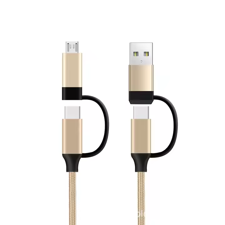 SIGOR Multi-functional 4 in 1 charging cable fast charger cable mobile data cables 3A