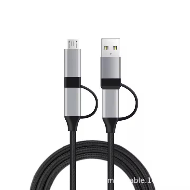 SIGOR Multi-functional 4 in 1 charging cable fast charger cable mobile data cables 3A