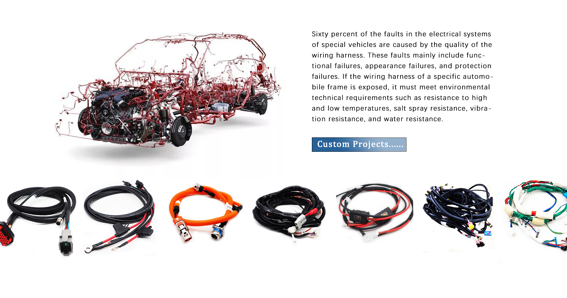 SIGOR Customize RV EV Car Wiring Harness