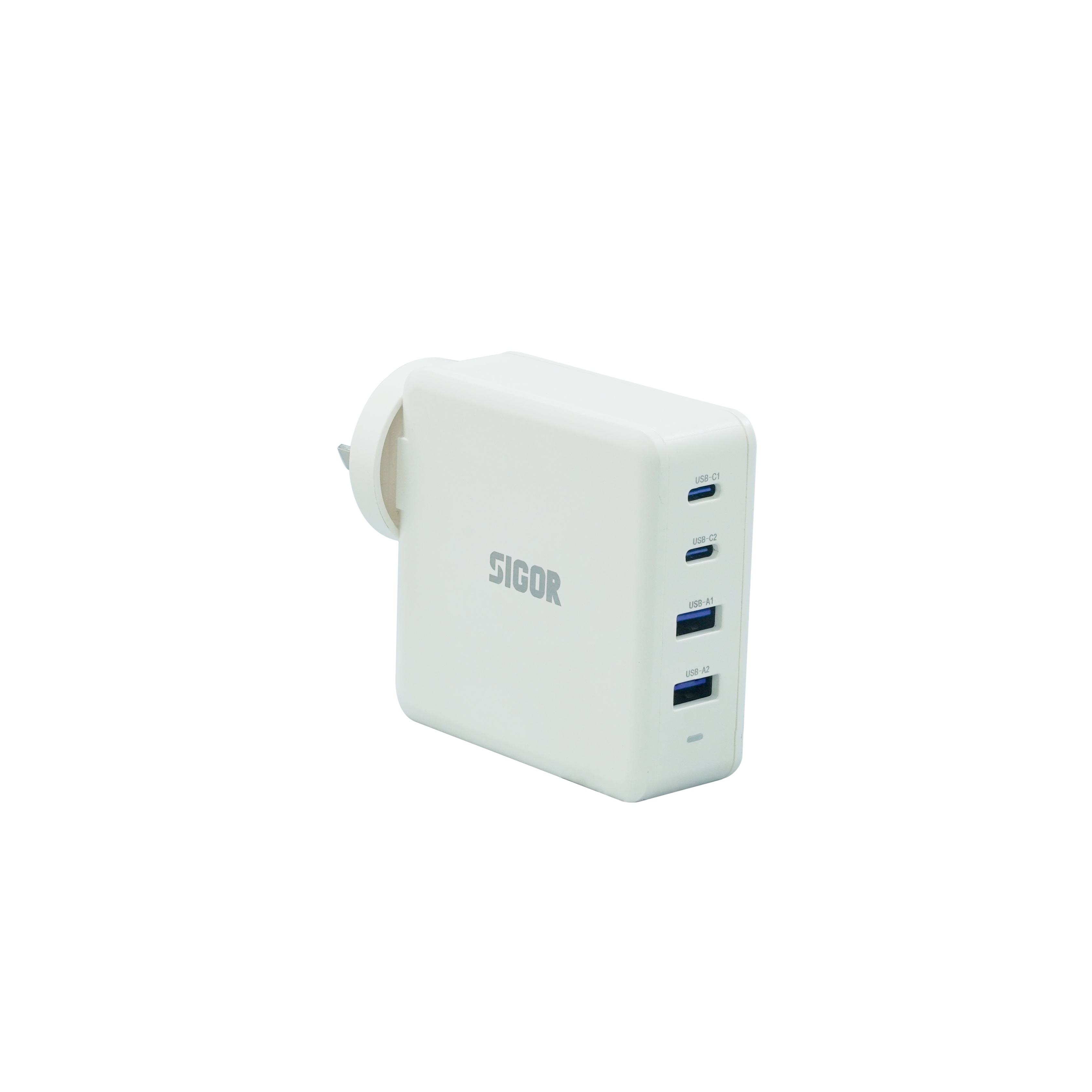 SIGOR 100W USB C Charger 4 Port PD Wall Charger Block Compact Power Adapter