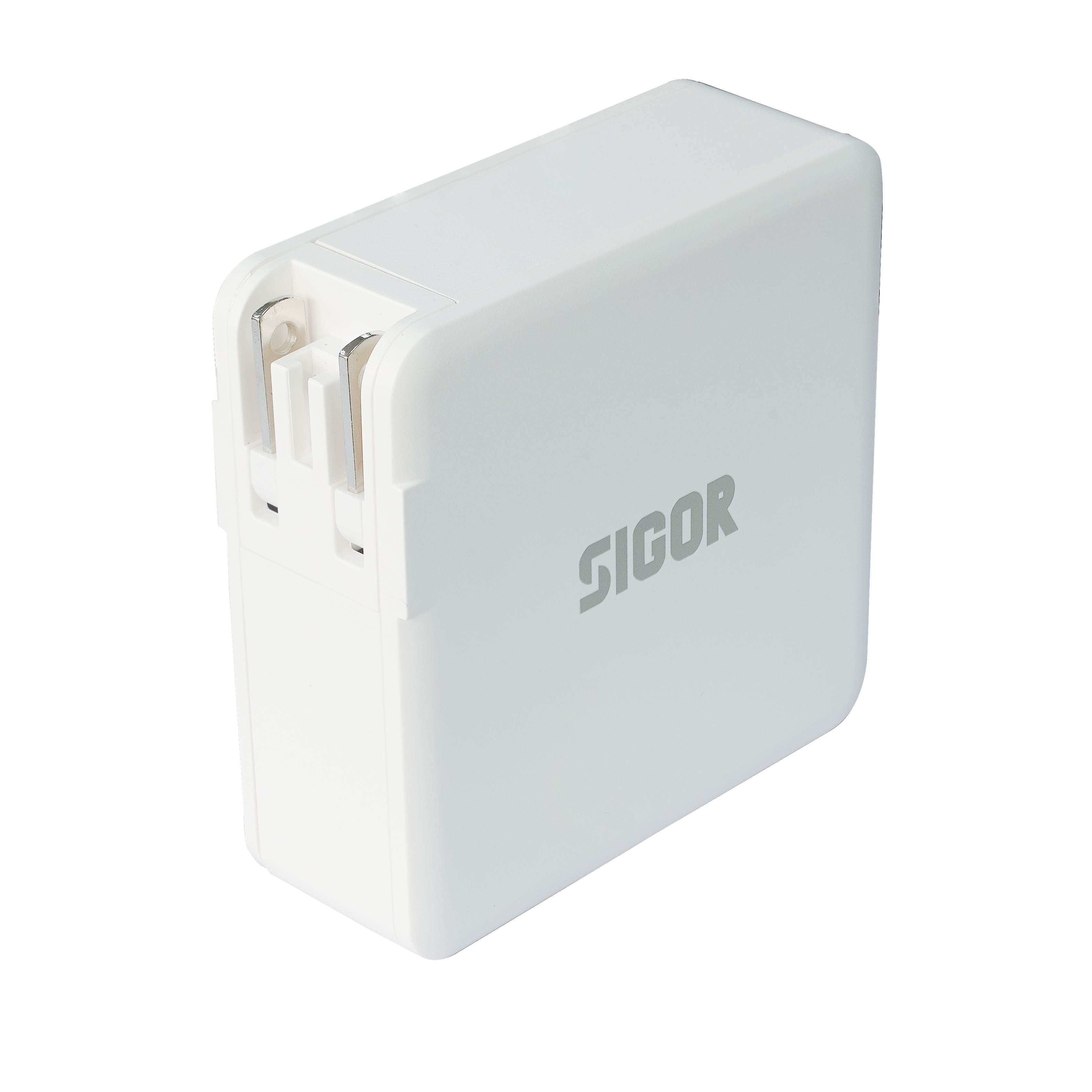 SIGOR 100W USB C Charger 4 Port GaN Wall Charger Block Compact Power Adapter