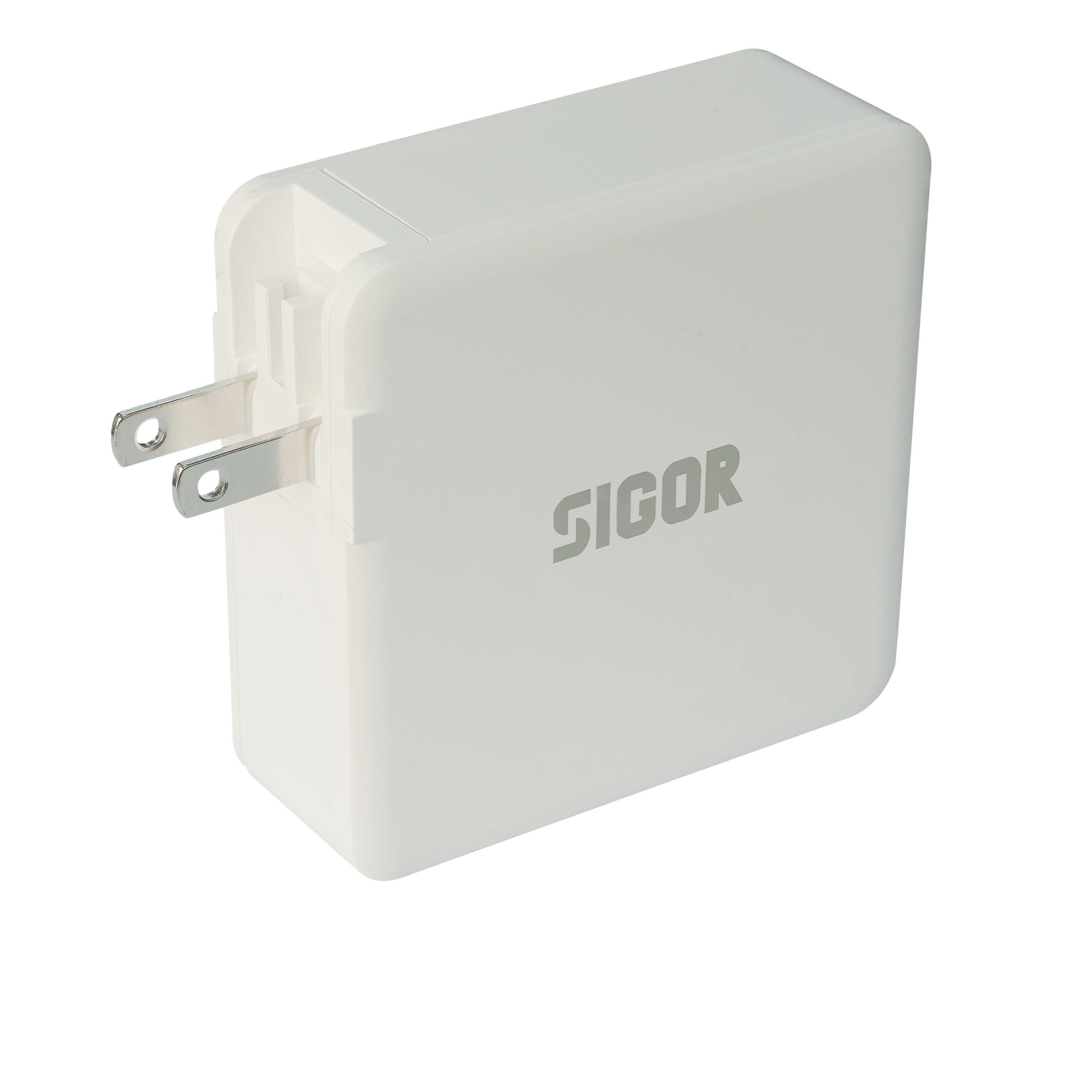 SIGOR 100W USB C Charger 4 Port GaN Wall Charger Block Compact Power Adapter