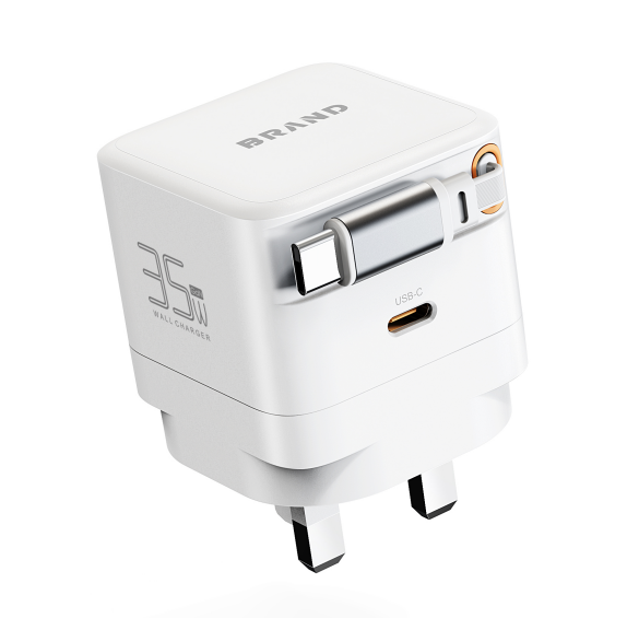 SIGOR 35W/65W USB-C Fast Charger Retractable Phone GaN Charger