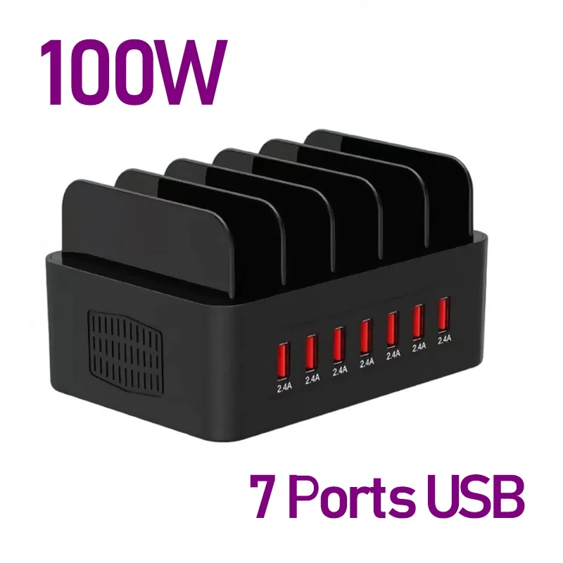 SIGOR 100W 150W Universal Multi USB Fast Charger hub 3.5A MAX charger bracket
