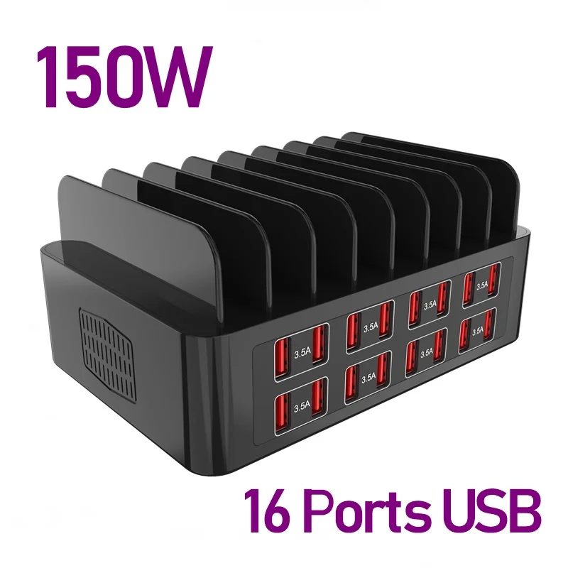 SIGOR 100W 150W Universal Multi USB Fast Charger hub 3.5A MAX charger bracket
