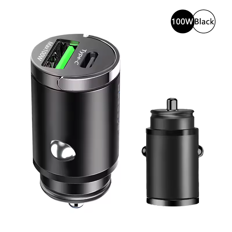 SIGOR PD 100W 30W USB Type C Mini Car Charger Lighter