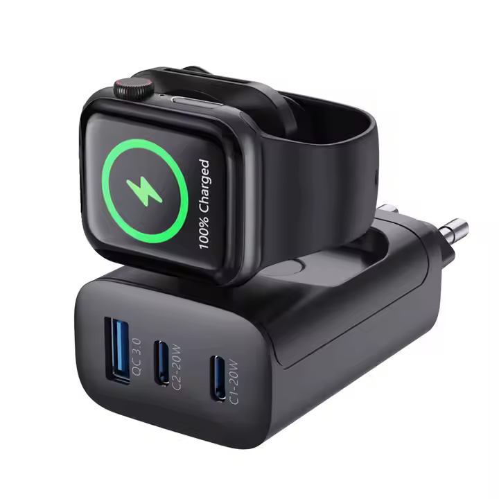 SIGOR QC3.0 fast Wireless charger USB-C wall adapter smart Watch for apple watch