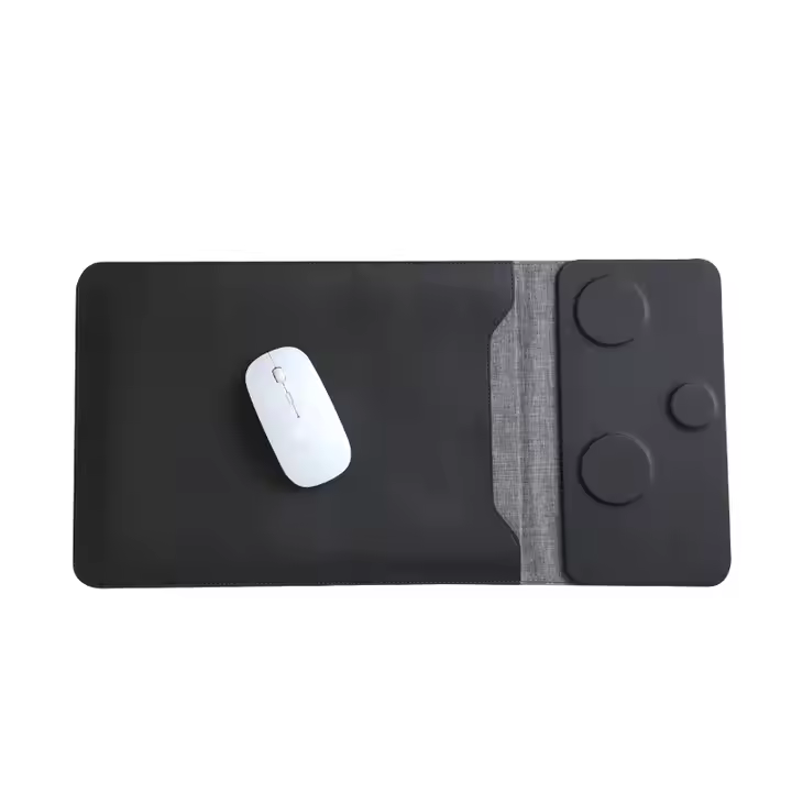 SIGOR 5-in-1 Laptop Sleeve with Wireless Charging Desktop Charging Mat