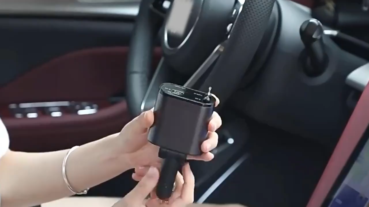 SIGOR Retractable Car Charger 4 in 1 120W Cable Charging  for Phone Charger Car