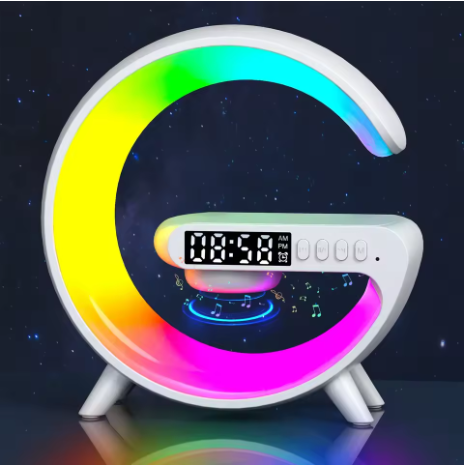 SIGOR Multifunction Bluetooth Speaker Night Light 15W Wireless Charger Stand