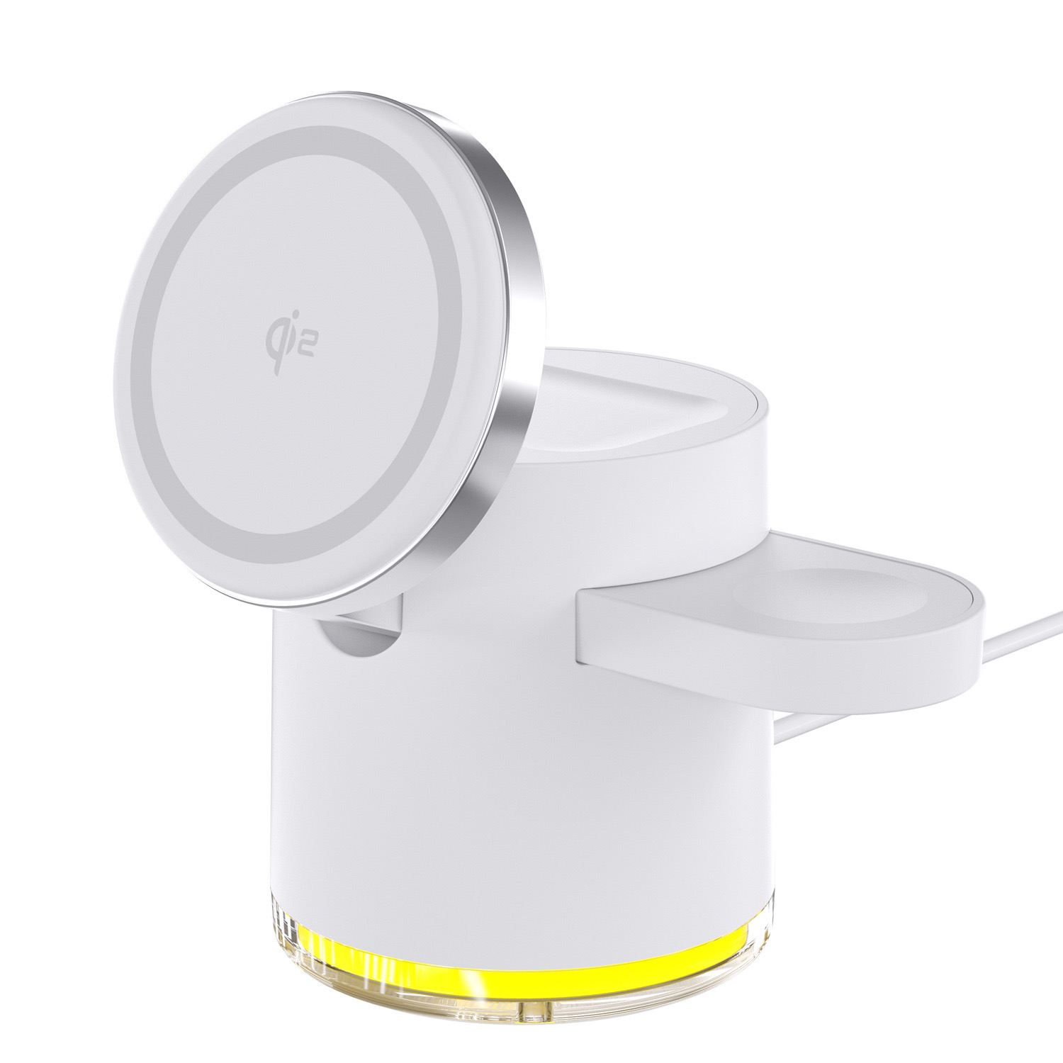 SIGOR 2025 New Qi2 Wireless Charger 3-in-1 Fast Charging Station Folding Holder