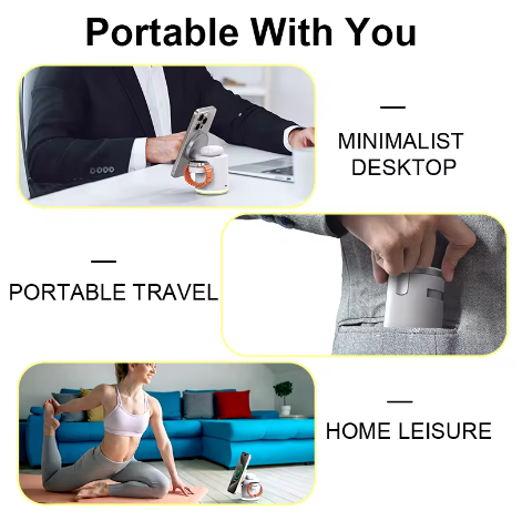 SIGOR 2025 New Qi2 Wireless Charger 3-in-1 Fast Charging Station Folding Holder