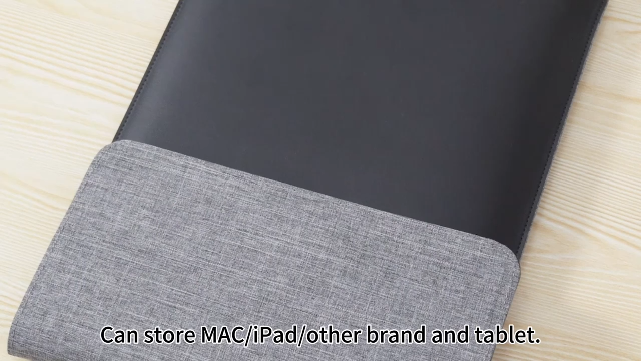 SIGOR 5-in-1 Laptop Sleeve with Wireless Charging Desktop Charging Mat