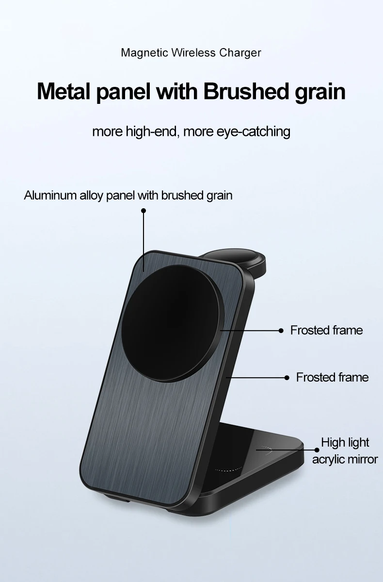 SIGOR New Arrivals Wireless Charging 3 in 1 Foldable Magnetic Multi-function Charger