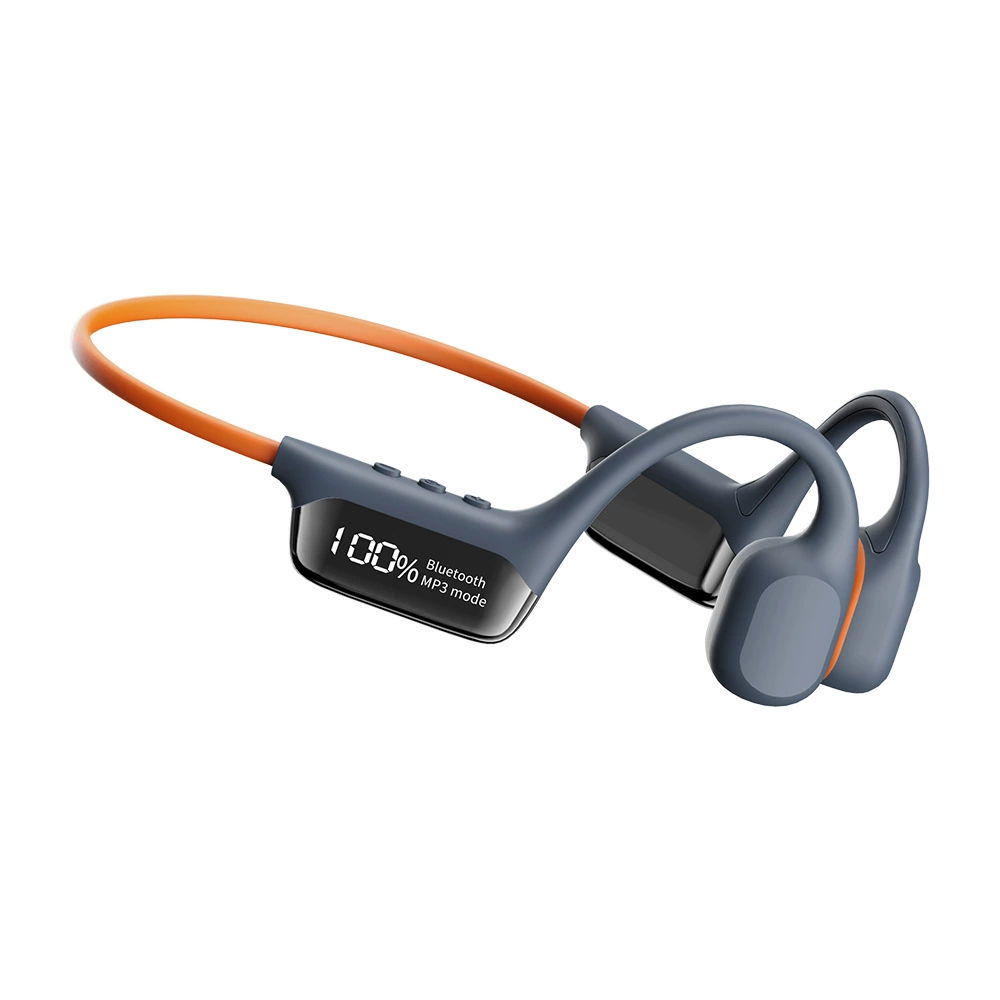 SIGOR New Display Bone Conduction Headphone Waterproof 5.3 Wireless Sports Headset
