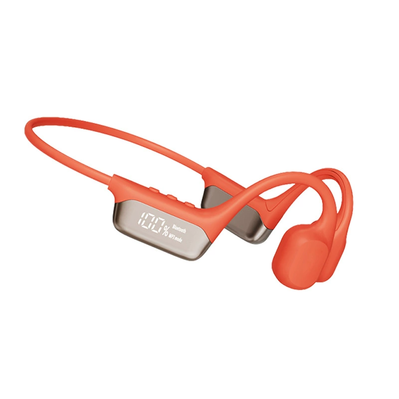 SIGOR New Display Bone Conduction Headphone Waterproof 5.3 Wireless Sports Headset