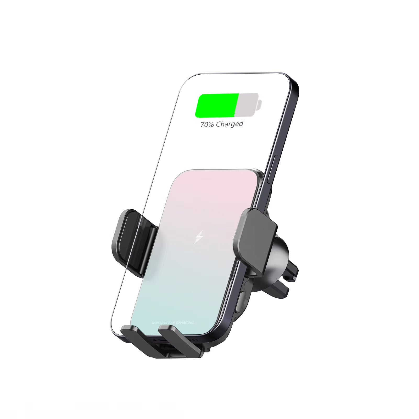 SIGOR Wireless Car Charger Mount Large Coil for efficient charging phone holder