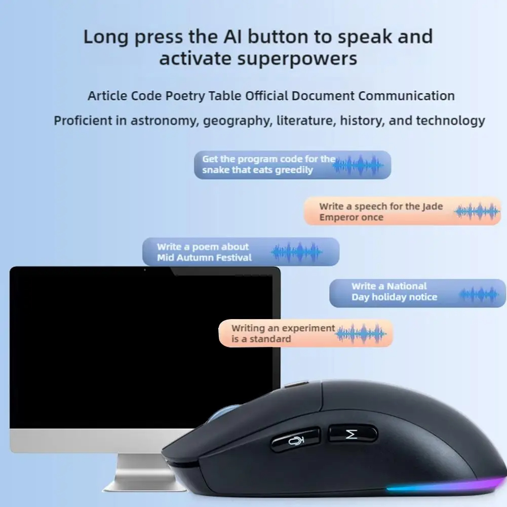 SIGOR AI Smart Bluetooth Wireless Mouse Intelligent Mice