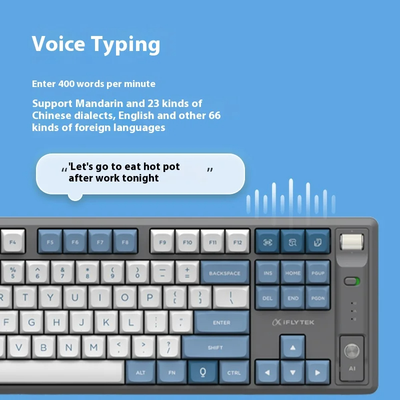 SIGOR AI Mechanical Keyboard Intelligent Assistant Office Gaming Keyboard