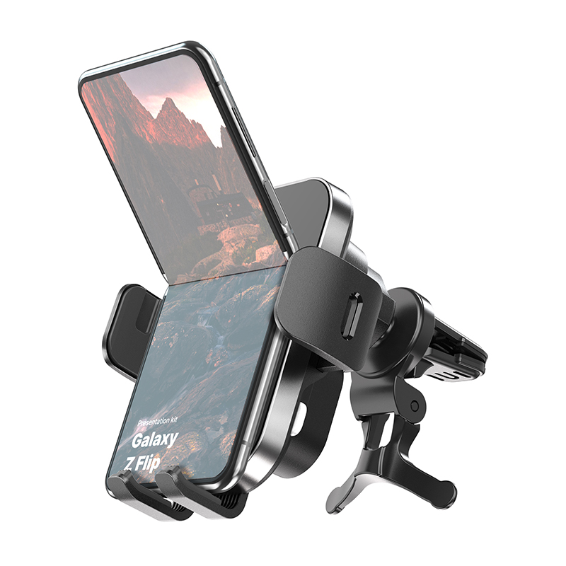 SIGOR Auto Aligning Wireless Charging Automatic Car Phone Mount for Samsung Huawei