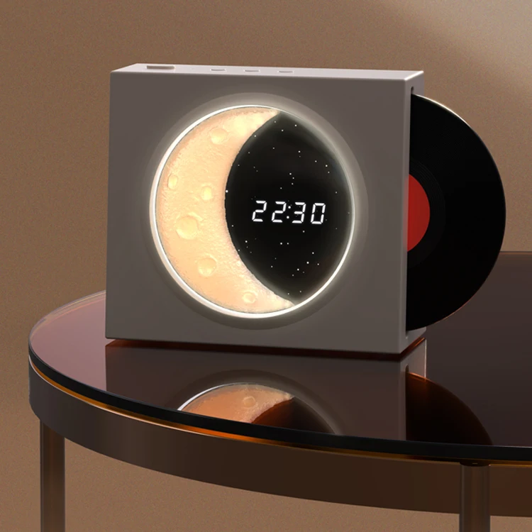 SIGOR 2025 NEW Atmosphere Night Light BT Speaker Portable Digital Clock