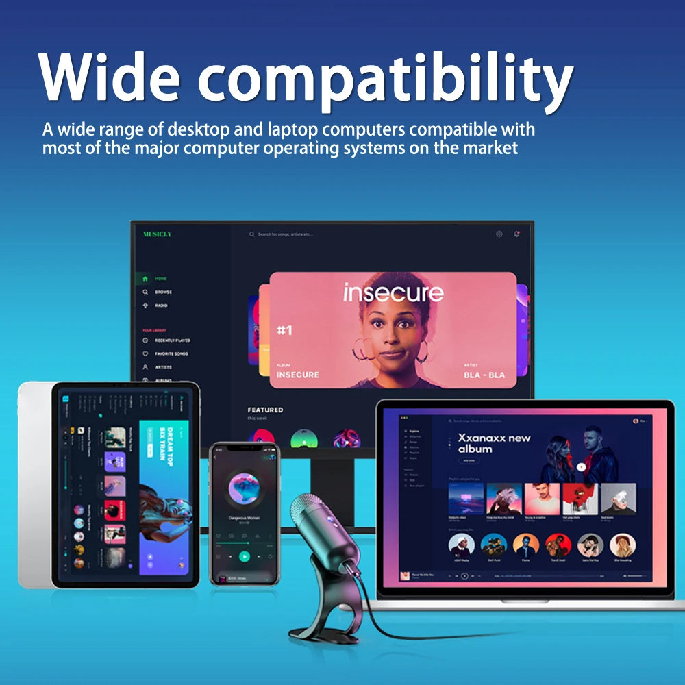 SIGOR USB Gaming PC Microphone Noise Cancelling Mic