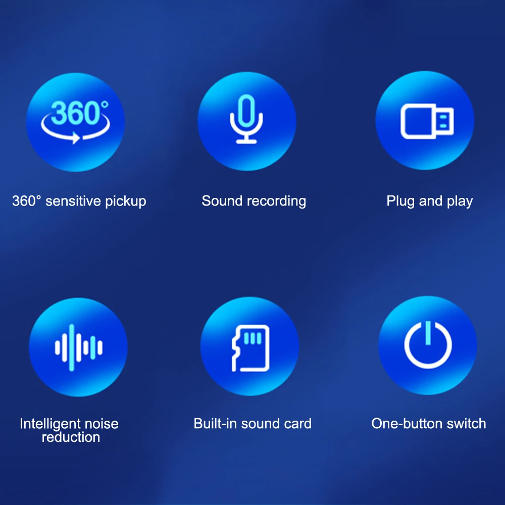 SIGOR USB Gaming PC Microphone Noise Cancelling Mic