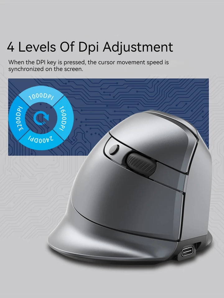 SIGOR 2.4G Wireless Gaming Mouse Bluetooth Mouse DPI