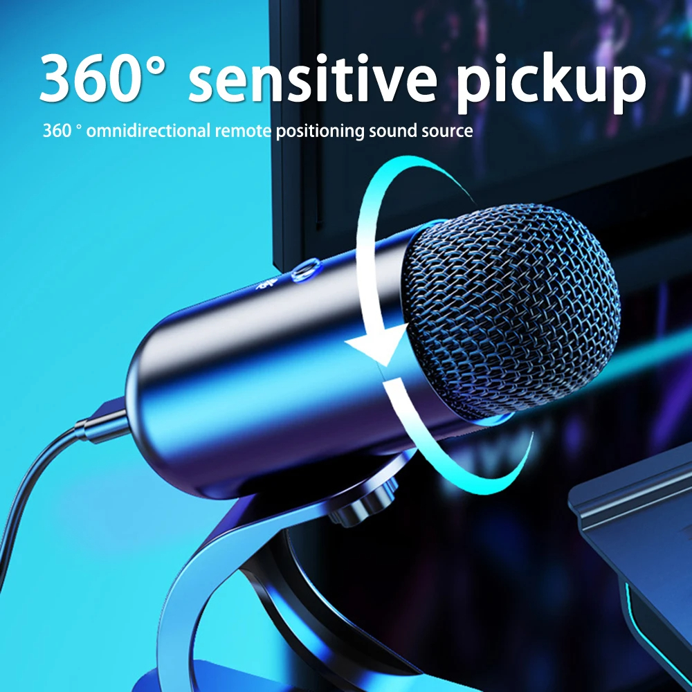 SIGOR USB Gaming PC Microphone Noise Cancelling Mic