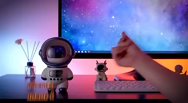 SIGOR Hot Sale Astronaut Design Alarm Clock Wireless Dodo BT Speaker