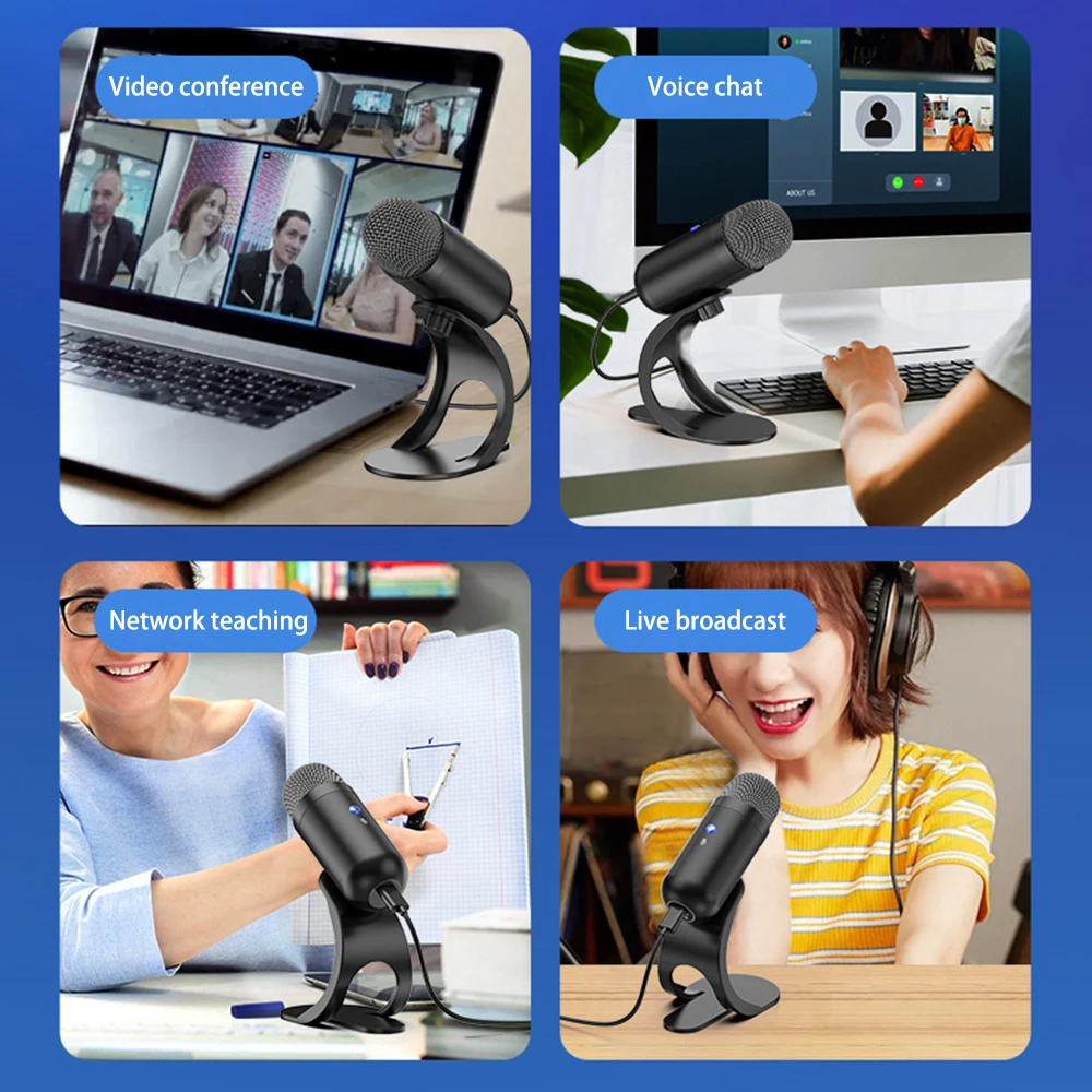 SIGOR USB Gaming PC Microphone Noise Cancelling Mic