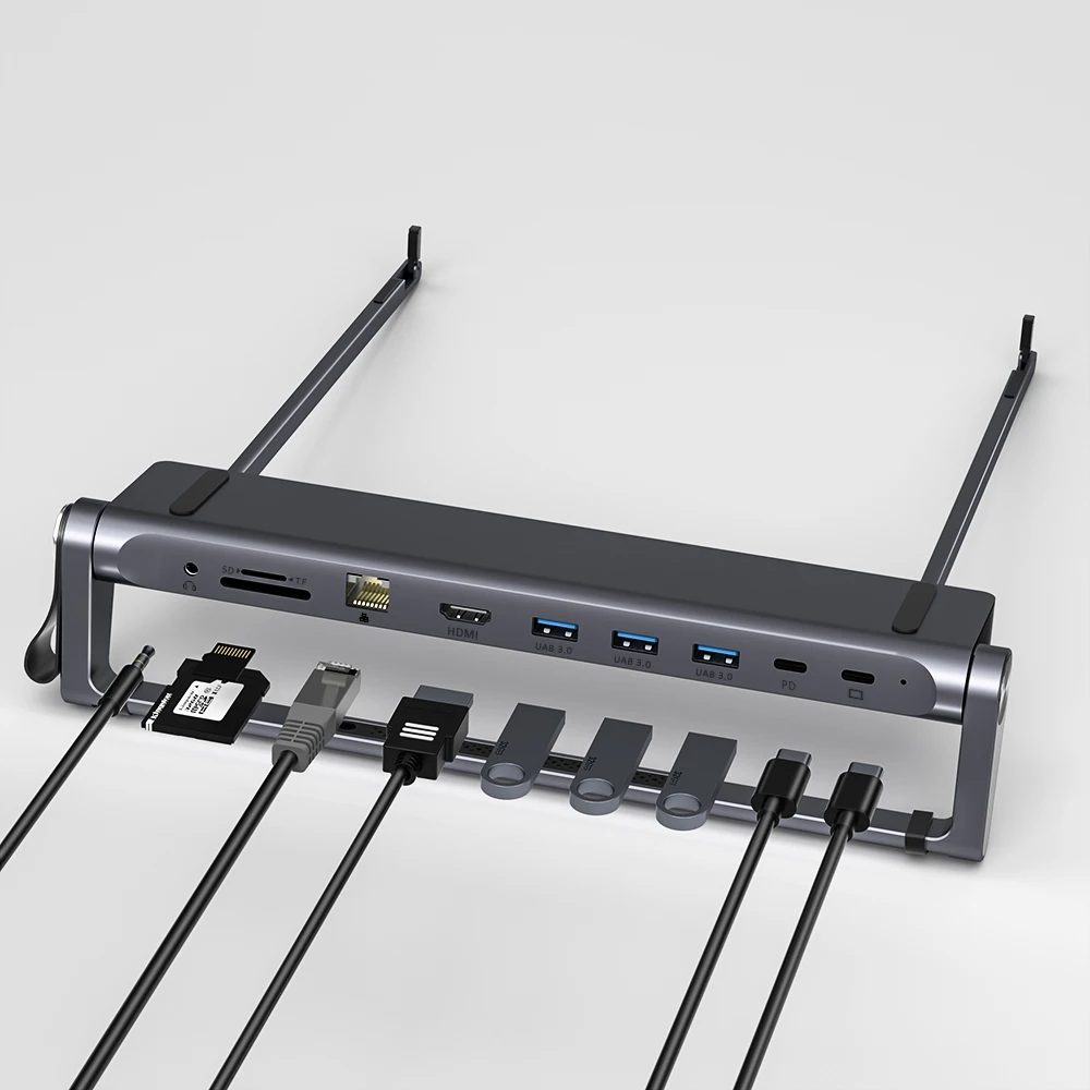 SIGOR 9-in-1 Laptop Docking Station Adapter Type-c USB Hub for ipad Pro