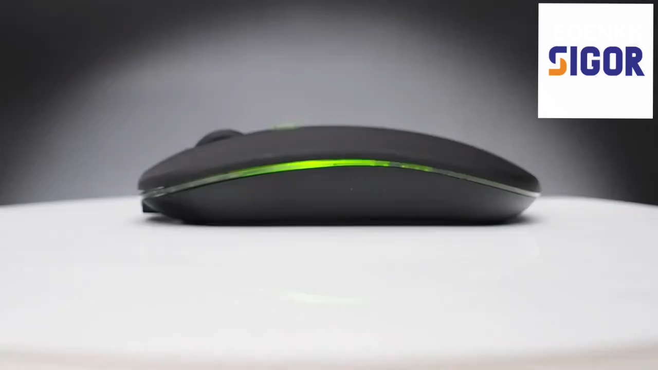 SIGOR Wireless Mouse Bluetooth and 2.4GHz Dual Modes Rechargeable