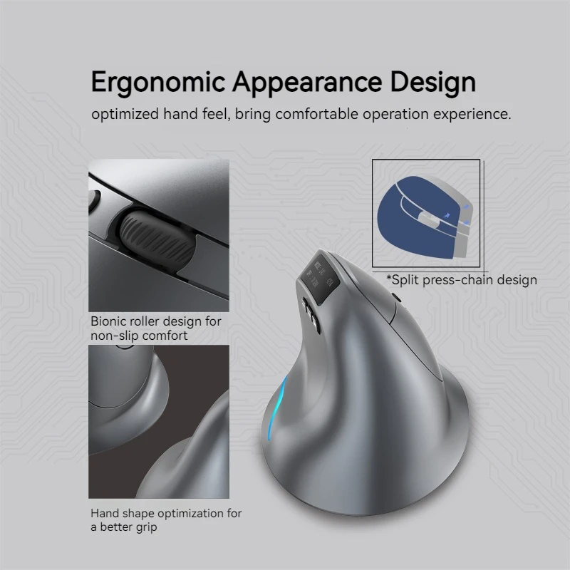 SIGOR 2.4G Wireless Gaming Mouse Bluetooth Mouse DPI