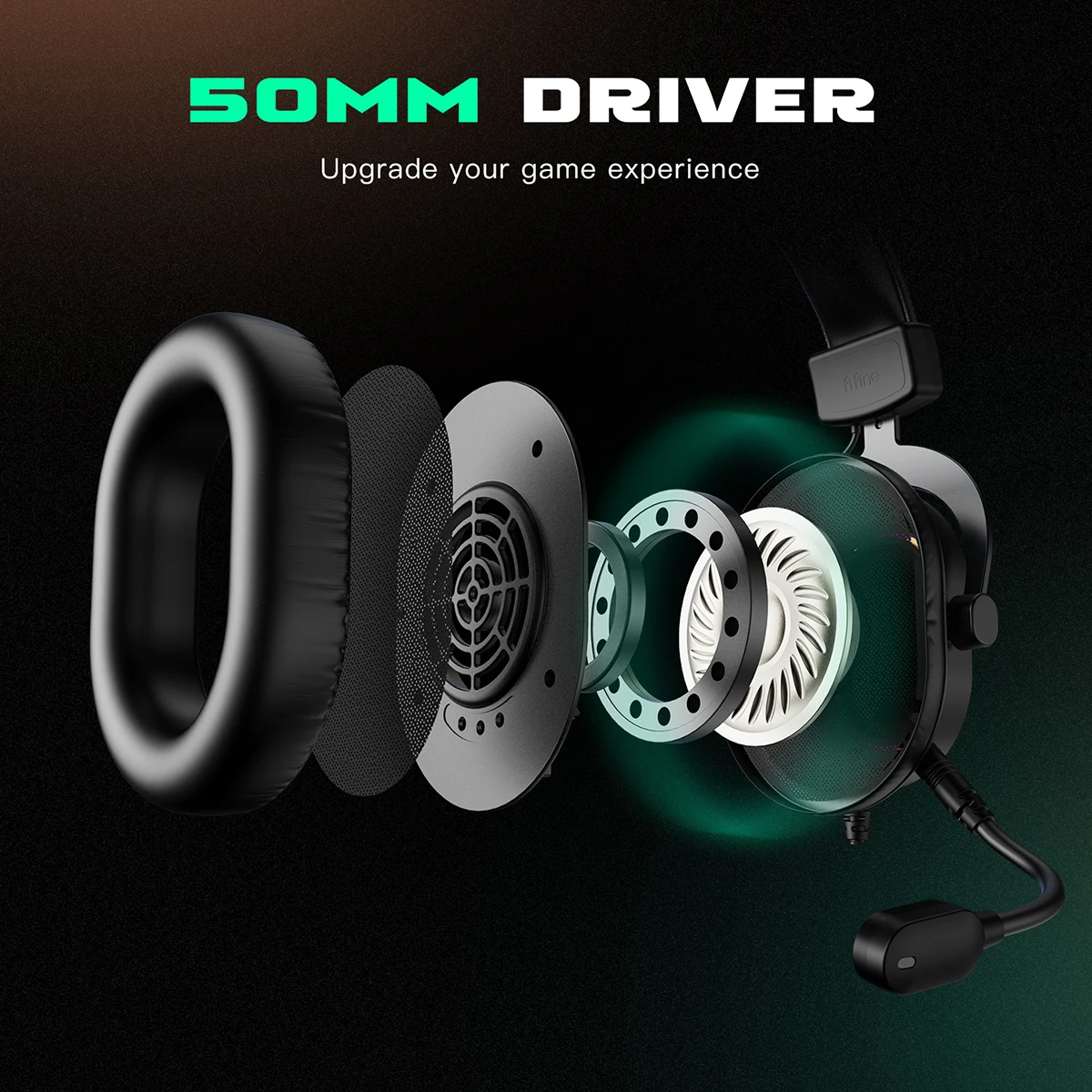SIGOR Dynamic RGB Gaming Headset with Mic Over-Ear Headphones 7.1 Surround Sound