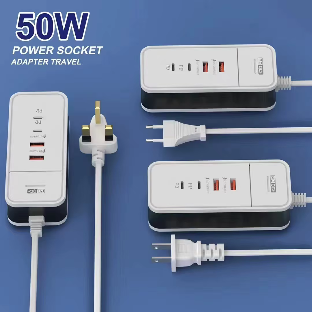 SIGOR Home Appliance Power Strip Multiport Adapter US Plug Quick Charging Socket