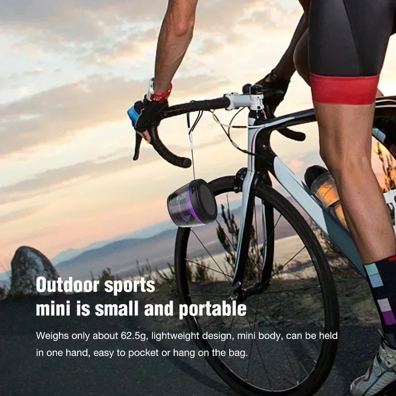 SIGOR Magnetic Bluetooth 5.3 RGB Sound Box Mini Portable Speaker