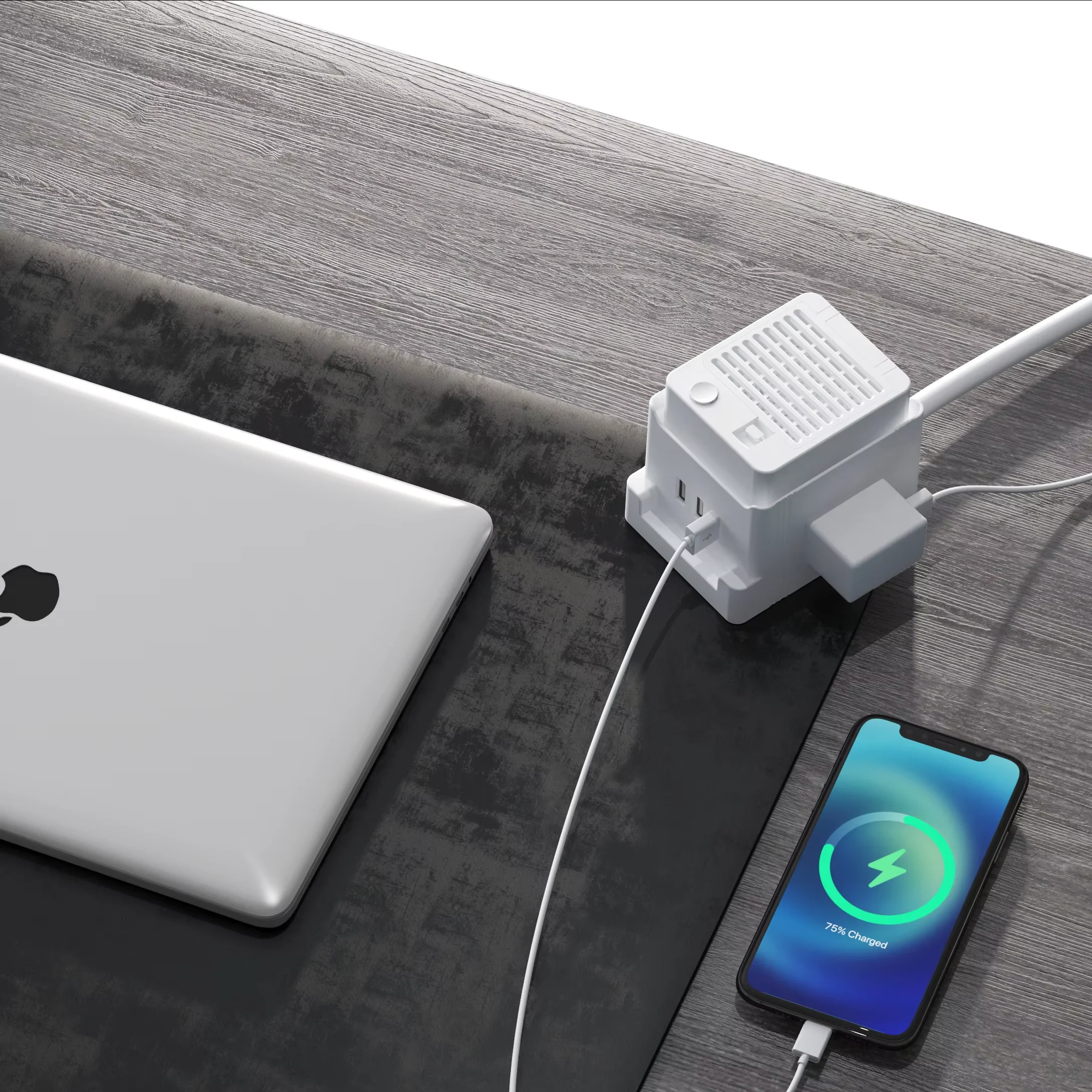 SIGOR Portable Cube Power Outlet Extender 18W Usb Quickly Charge With 20W Usb C Ports