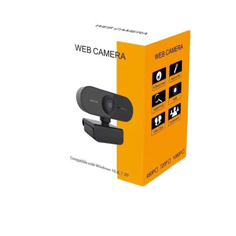 SIGOR 1080P Full HD Mini Webcam Camera with Microphone