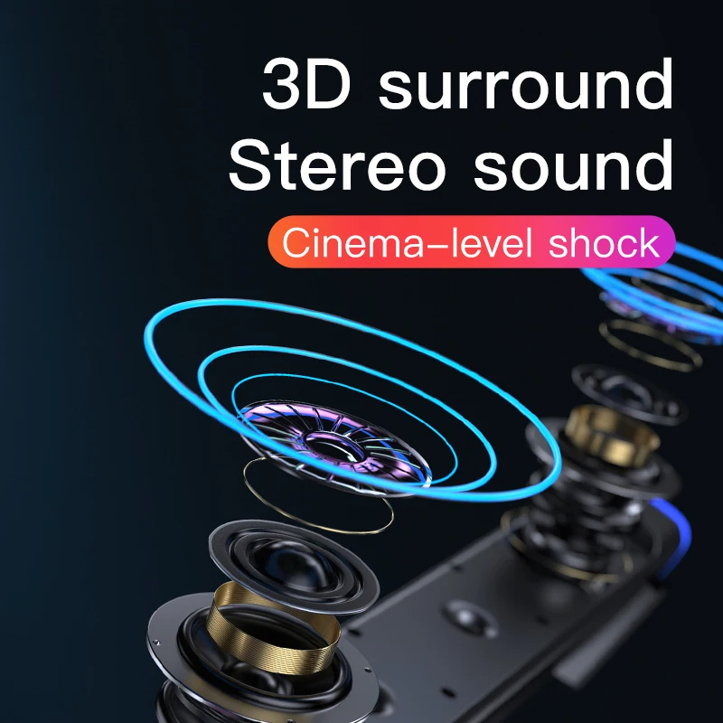 SIGOR New Wireless Bluetooth Stereo Speakers 4D Surround Soundbar