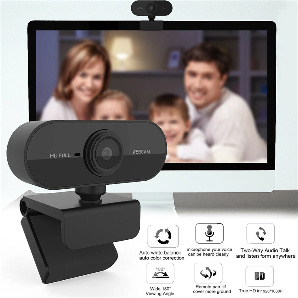 SIGOR 1080P Full HD Mini Webcam Camera with Microphone