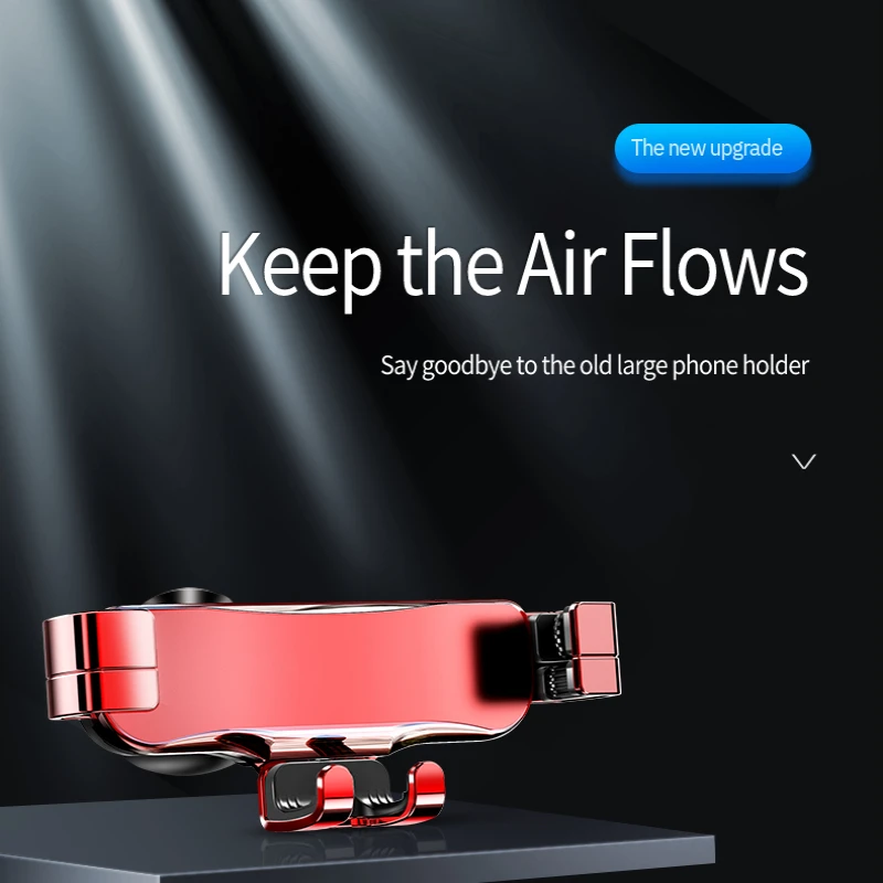 SIGOR Universal Car Air Vent Phone Holder Aluminium Cradle Stand