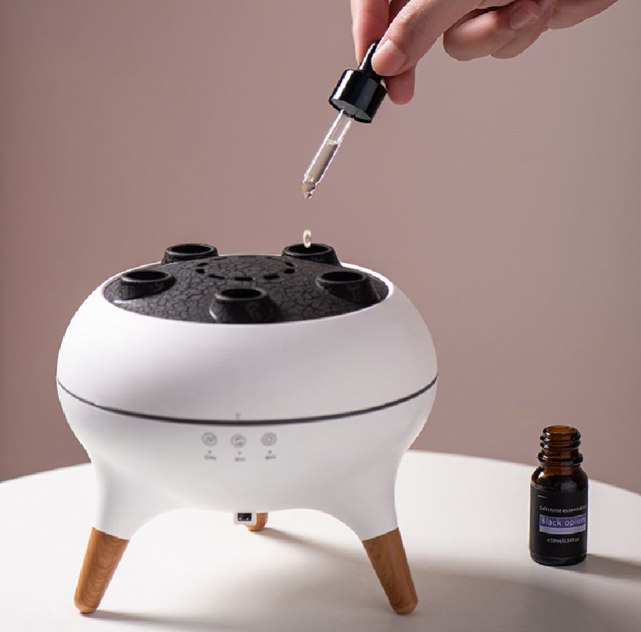 SIGOR 2025 Portable Ultrasonic Dynamic Jellyfish Aroma Diffuser With Remote