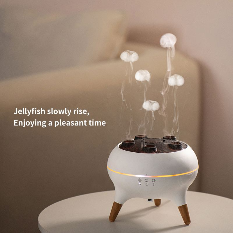 SIGOR 2025 Portable Ultrasonic Dynamic Jellyfish Aroma Diffuser With Remote