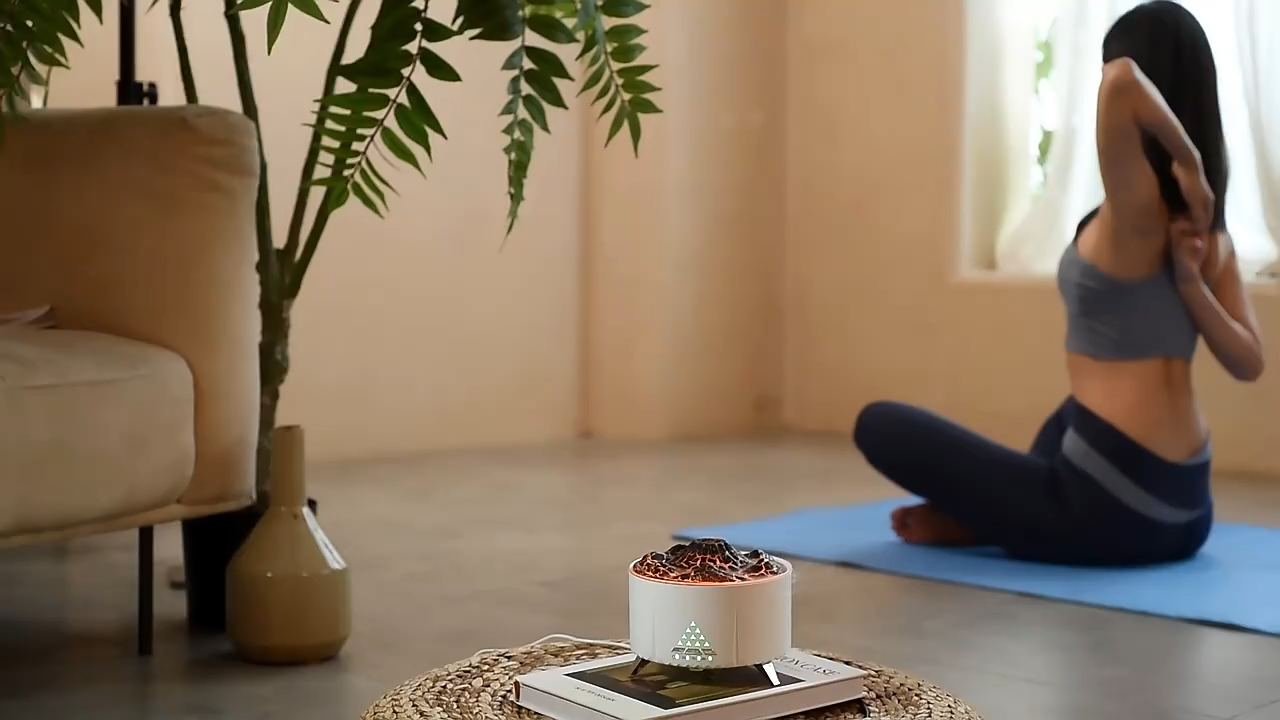 SIGOR Mini Ultrasonic Portable Air Humidifier With Music Speaker