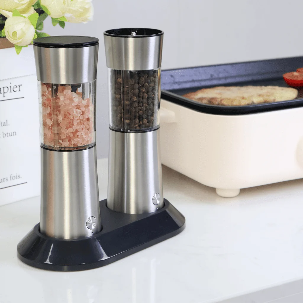 SIGOR Rechargeable Electric Salt Pepper Grinder Set